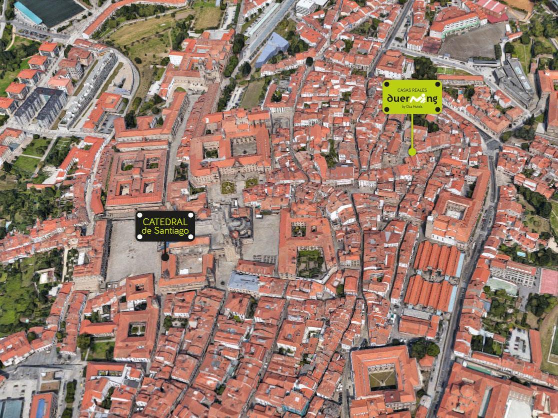 Duerming Casas Reales Leilighet Santiago de Compostela Eksteriør bilde
